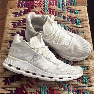 On Running Cloudnova White Sneakers W7.5